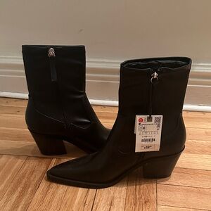 NWT Zara Western Boots